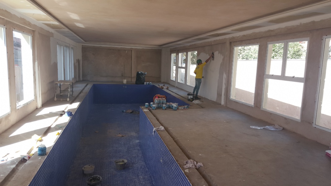 Revestimento e Pintura da piscina - Foto atualizada 
28/07/2017